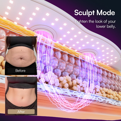 Zulizsel Pulse - Red Light EMS Core Belt