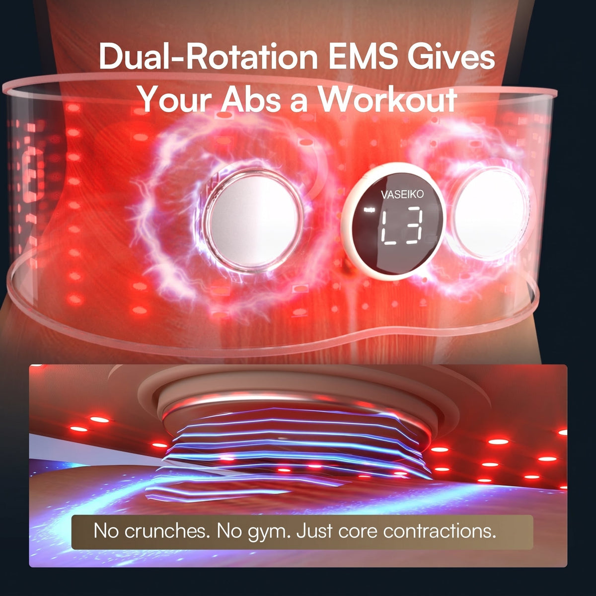 Zulizsel Pulse - Red Light EMS Core Belt